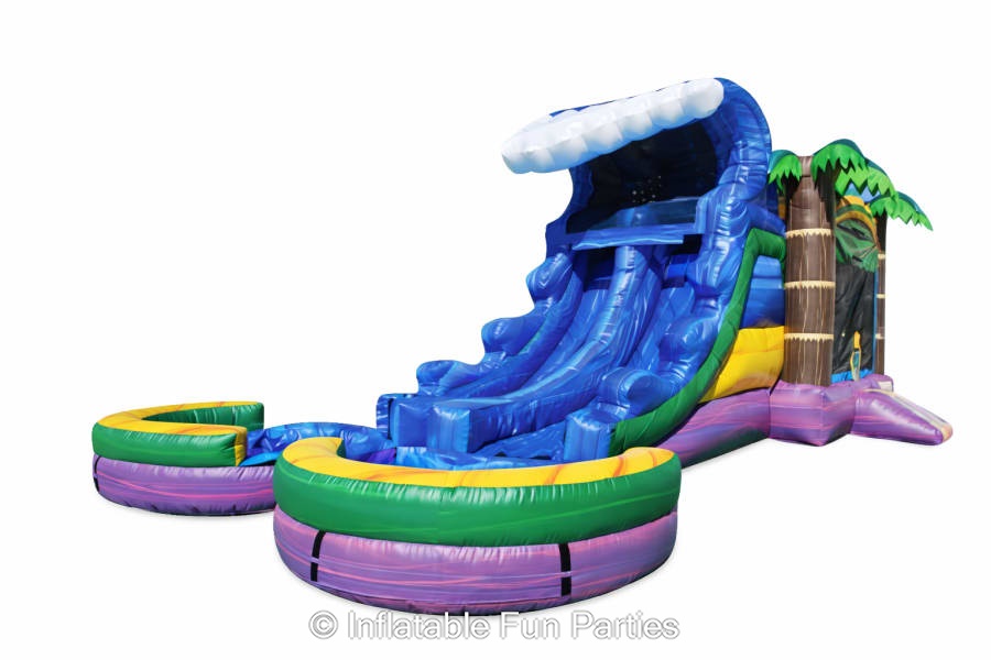 Tropical Double Pool Combo Rental | Inflatable Fun Angus