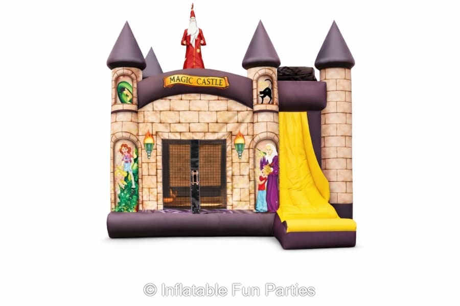 Magic Castle Princess Bounce House with Slide | Inflatable Fun Angus